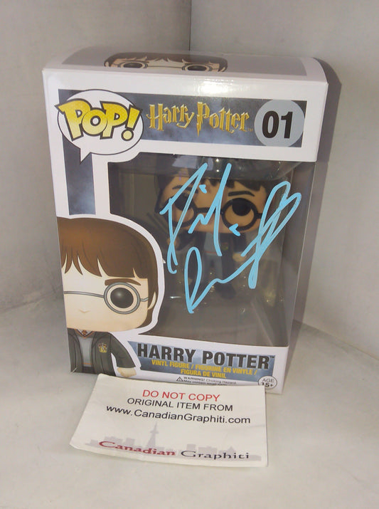 Daniel Radcliffe Hand Signed Autograph Harry Potter Funko Pop COA