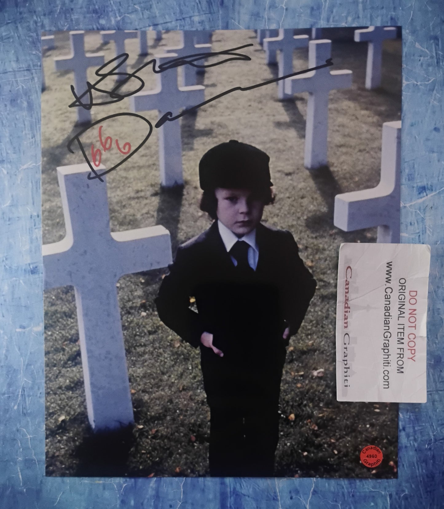 Harvey Stephens Hand Signed Autograph 8x10 Photo COA The Omen