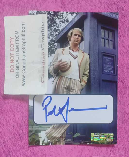 Peter Davison Hand Signed Autograph Photo COA Doctor Who