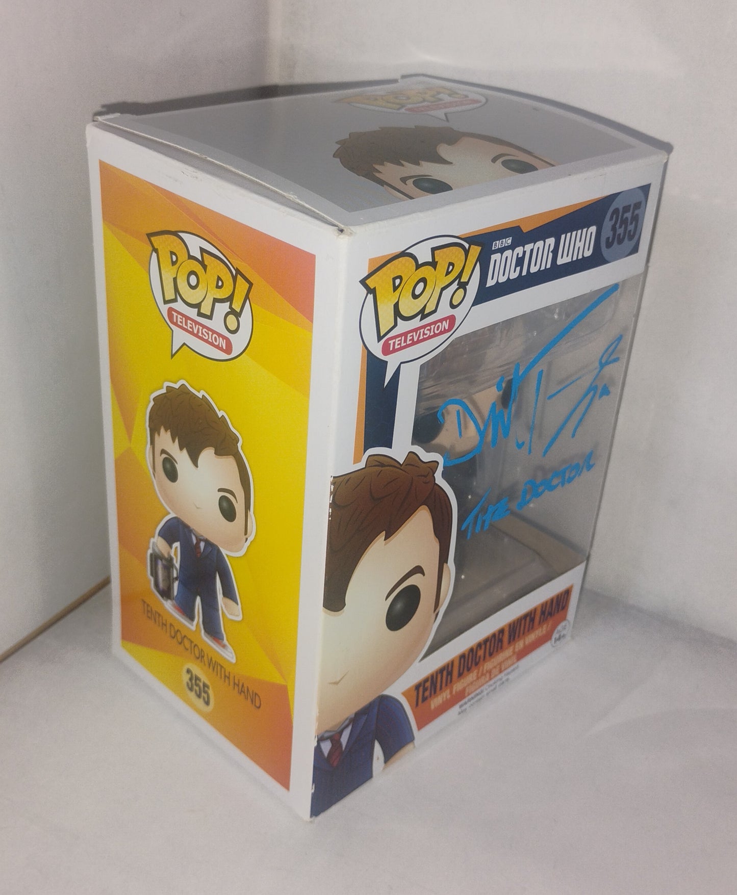 David Tennant Hand Signed Autograph Doctor Who Funko Pop COA