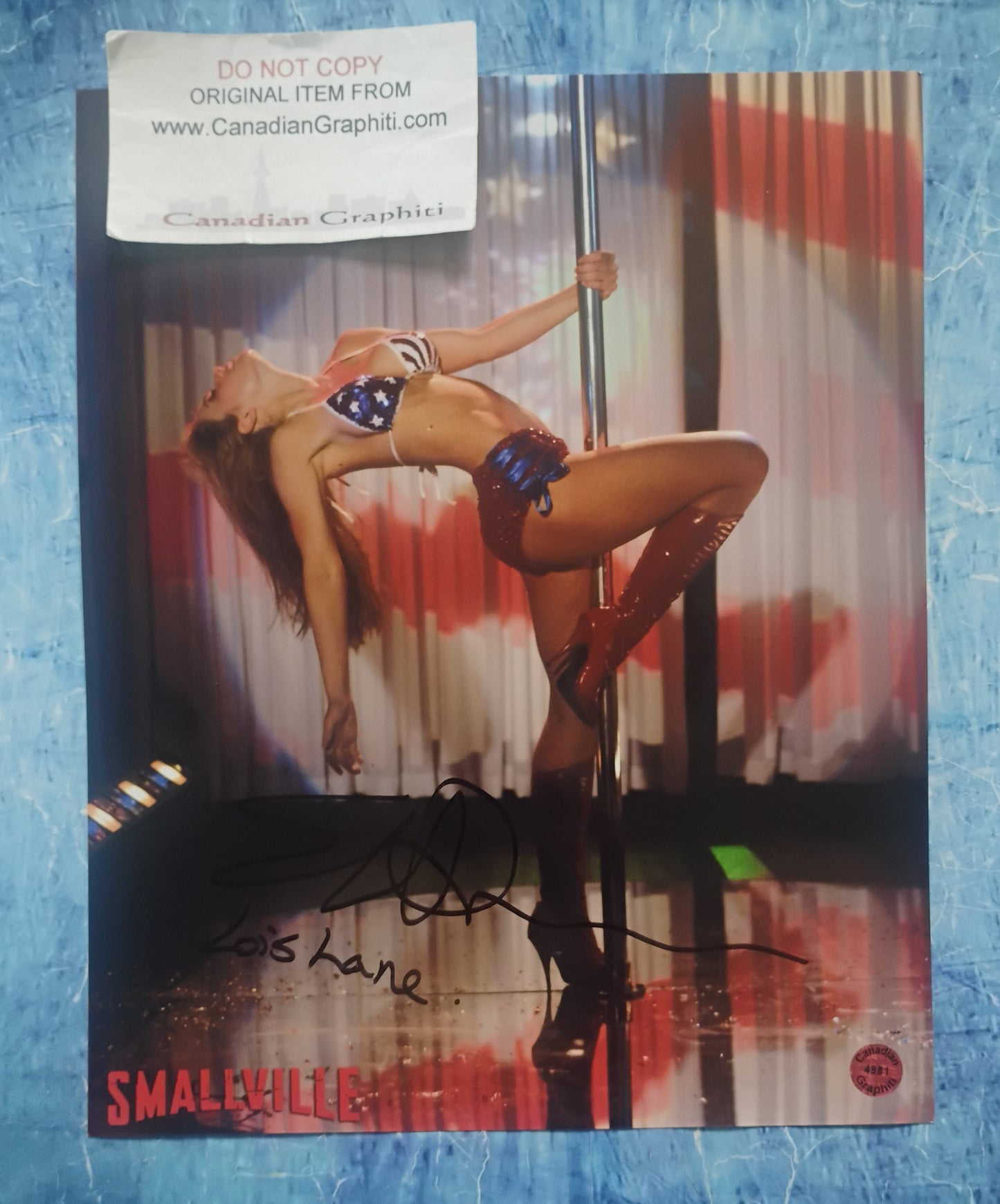 Erica Durance Hand Signed Autograph 8x10 Photo OPix COA Smallville