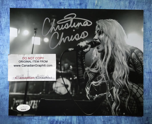 Christina Chriss Hand Signed Autograph 8x10 Photo JSA COA Kaleido