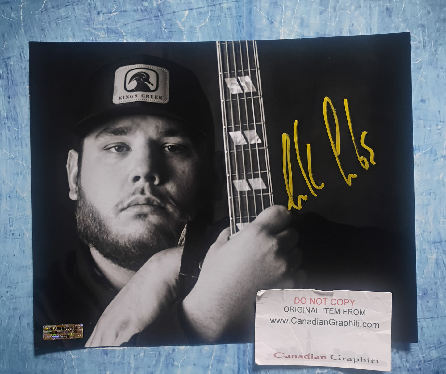 Luke Combs Hand Signed Autograph 8x10 Photo COA