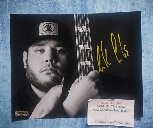 Luke Combs Hand Signed Autograph 8x10 Photo COA