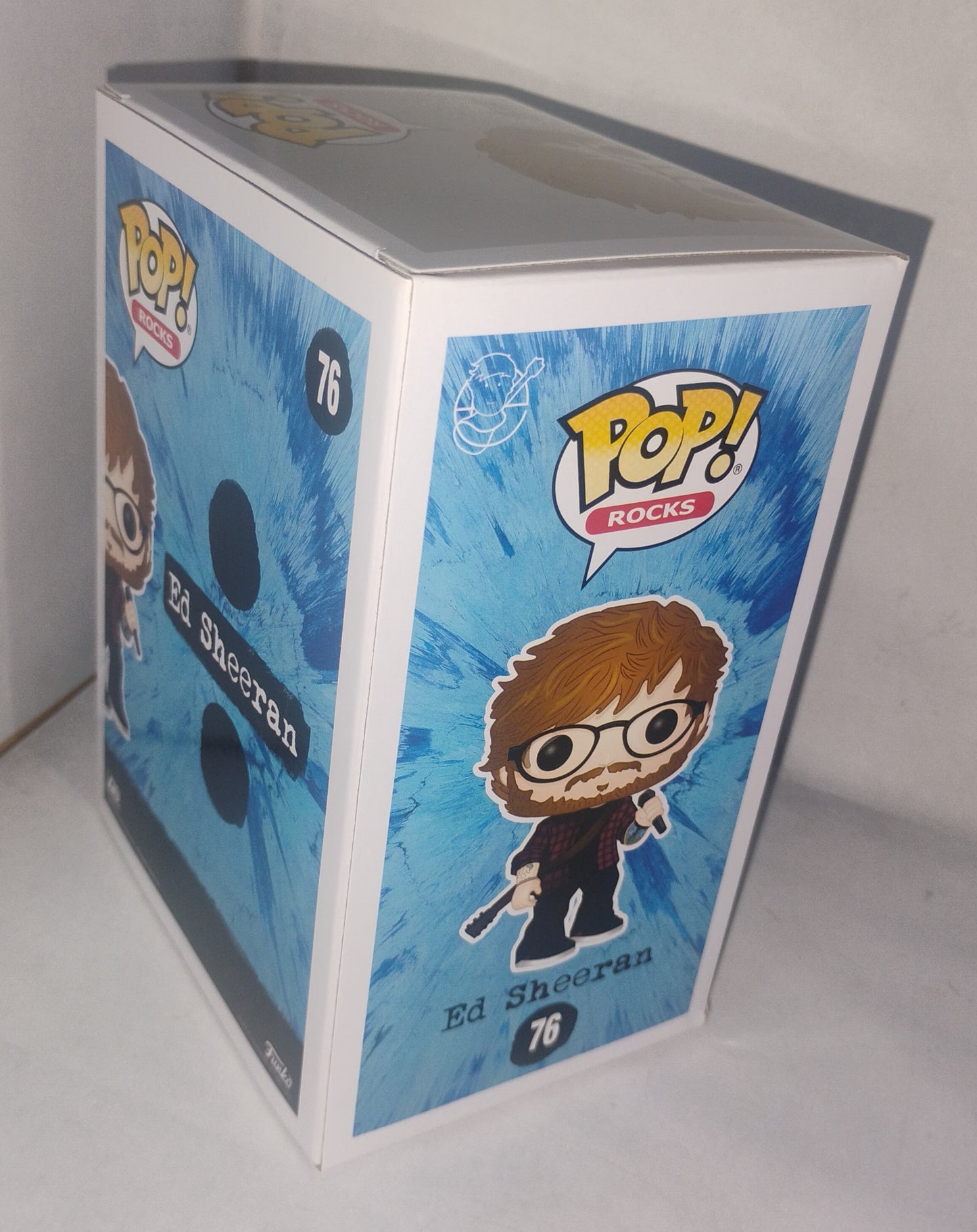 Ed Sheeran Hand Signed Autograph Funko Pop COA