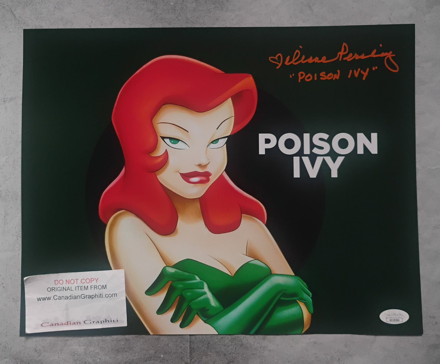 Diane Pershing Hand Signed Autograph 11x14 Photo JSA COA Poison Ivy