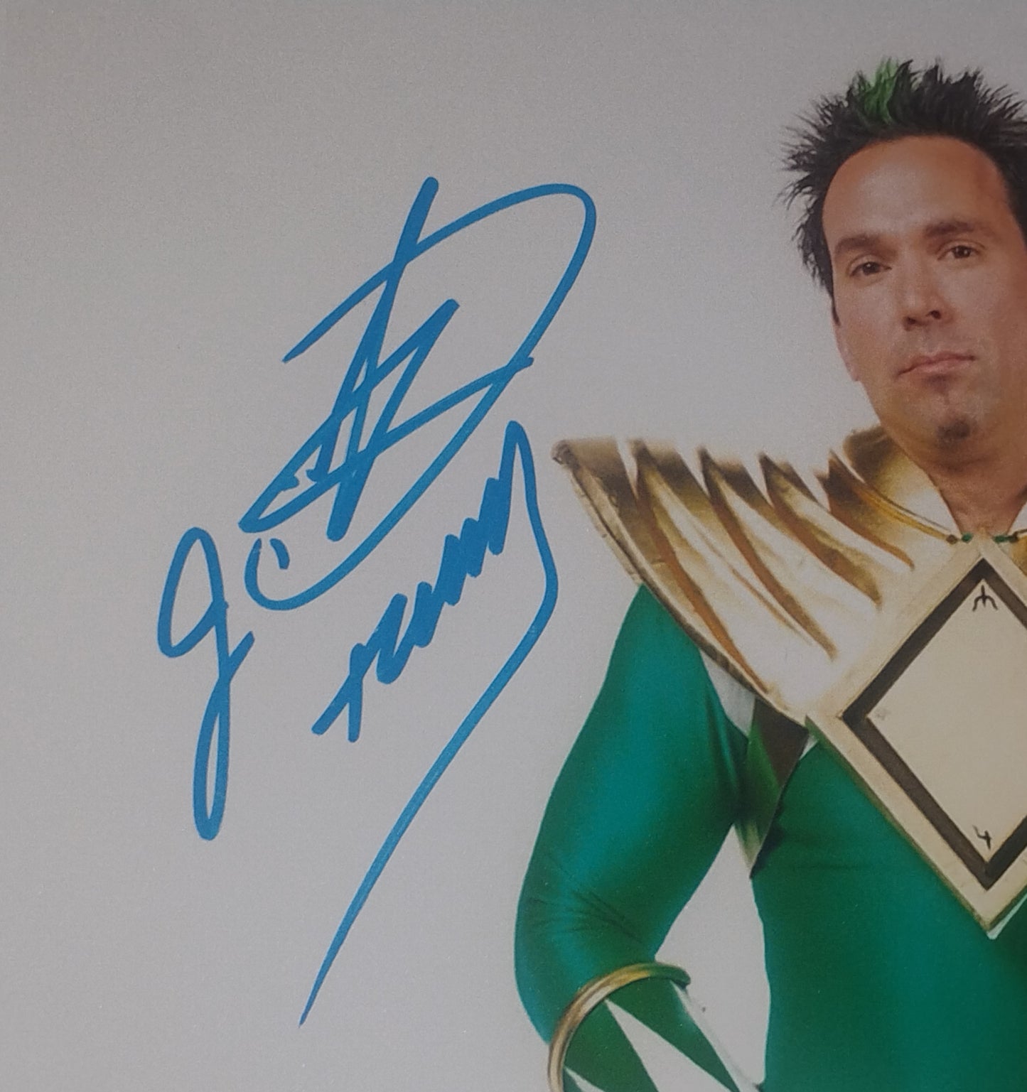 Jason David Frank Hand Signed Autograph 11x14 Photo BAS COA Power Rangers