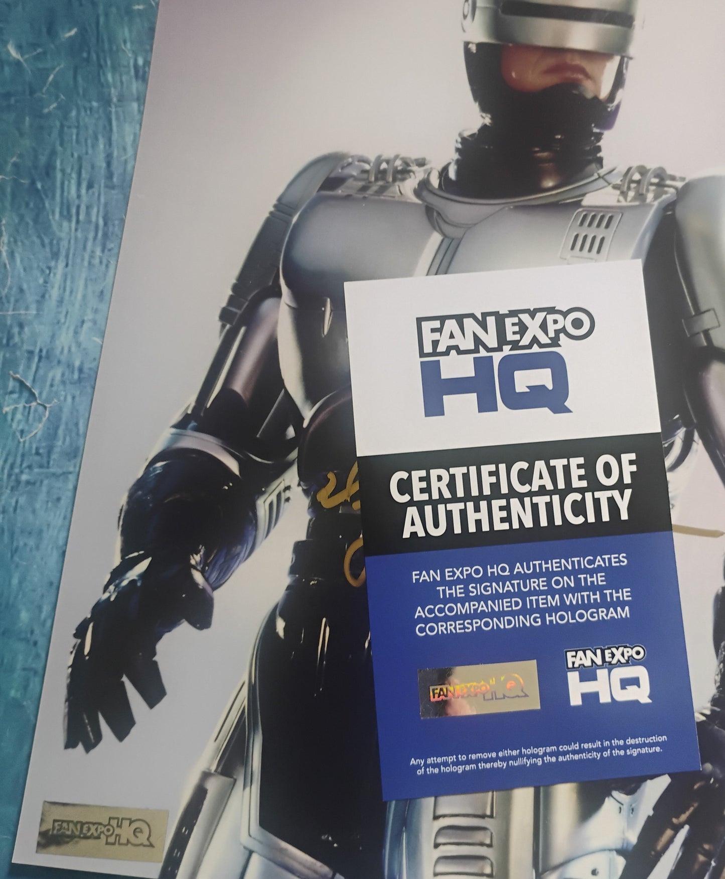 Peter Weller Hand Signed Autograph 8x10 Photo COA Robocop