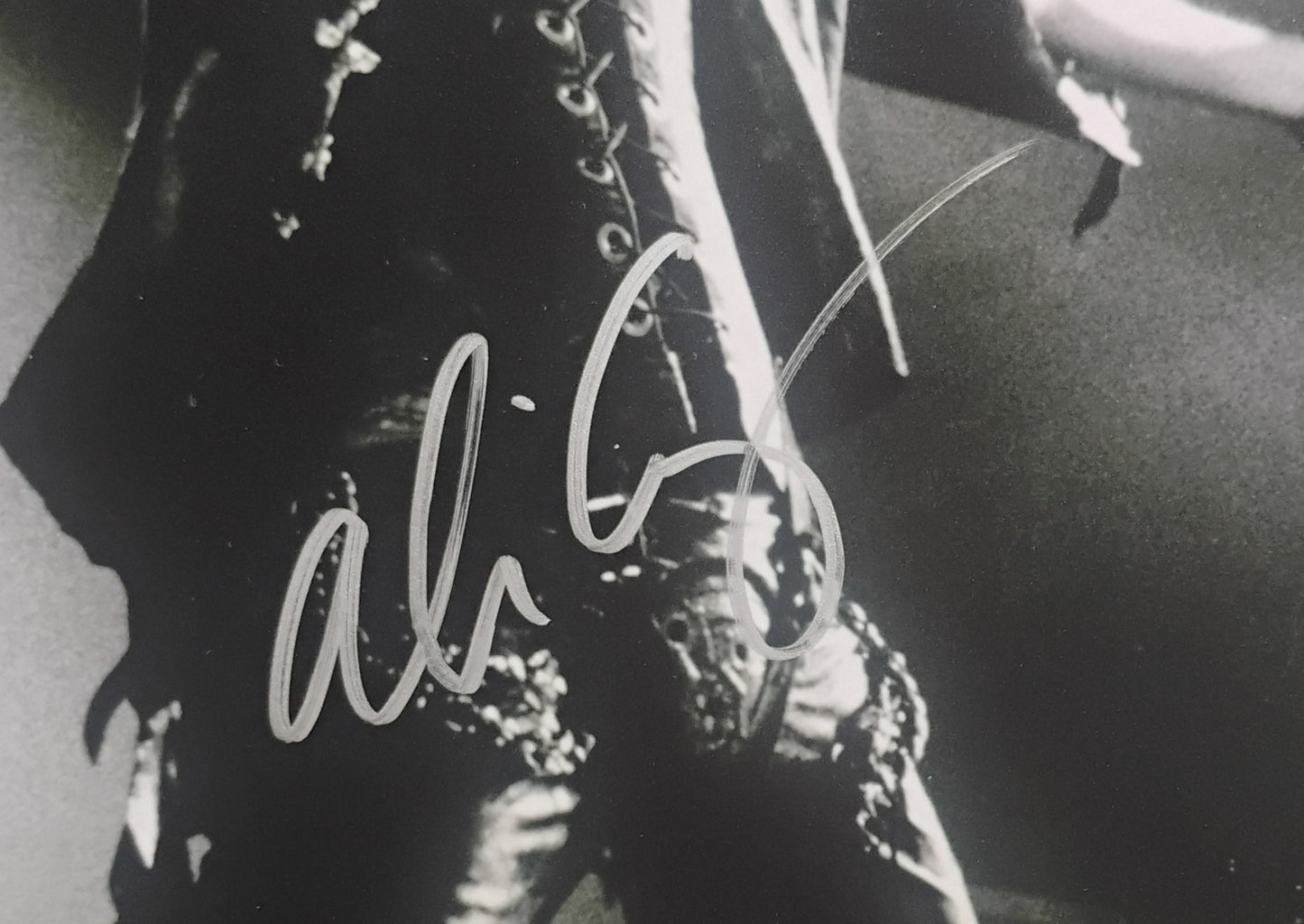 Alice Cooper Hand Signed Autograph 8x10 Photo BAS COA