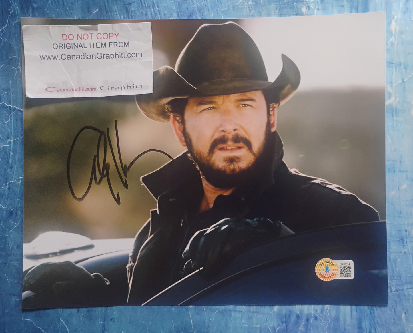 Cole Hauser Hand Signed Autograph 8x10 Photo BAS COA Yellowstone