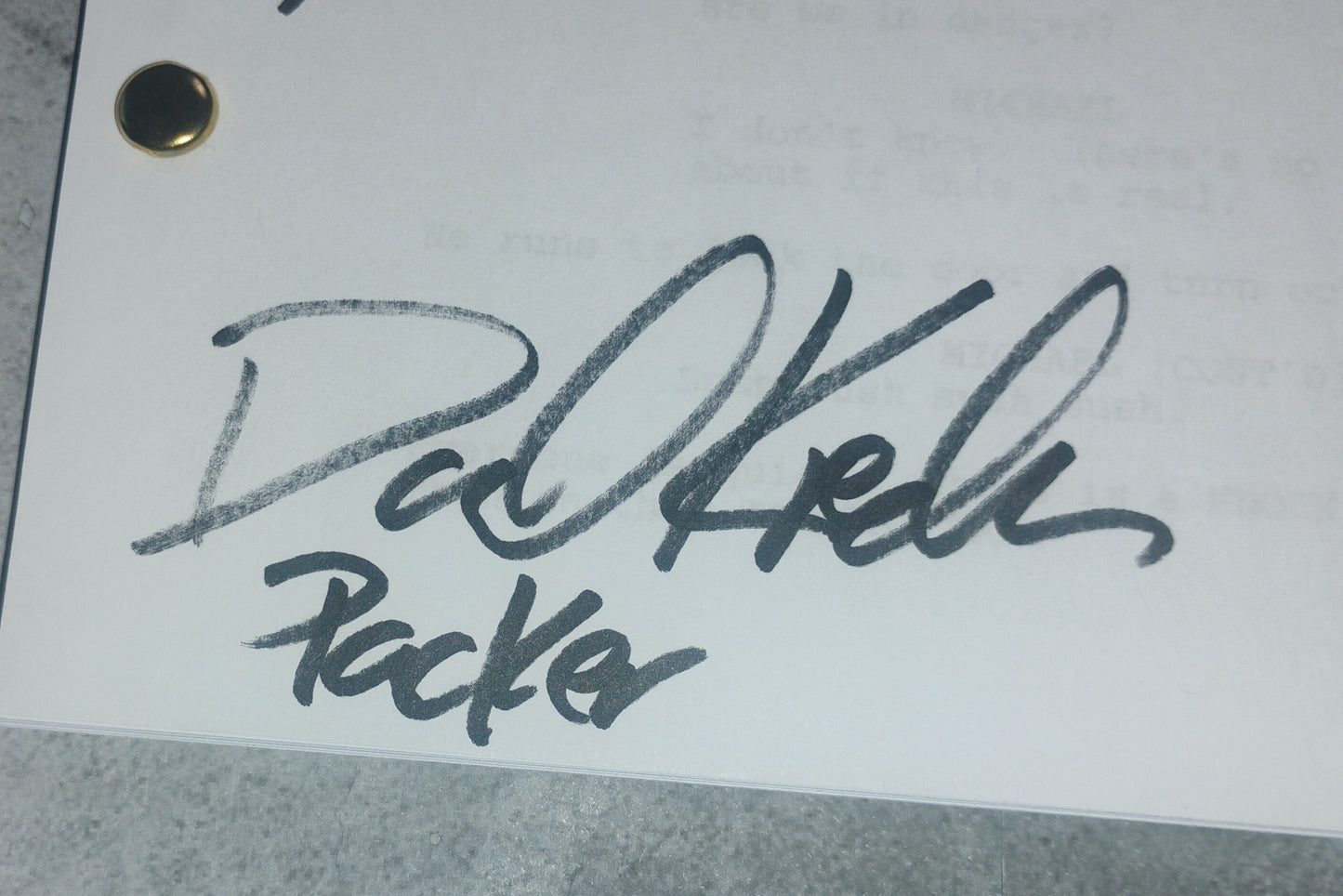 The Office 3x Cast Hand Signed Autograph Script COA