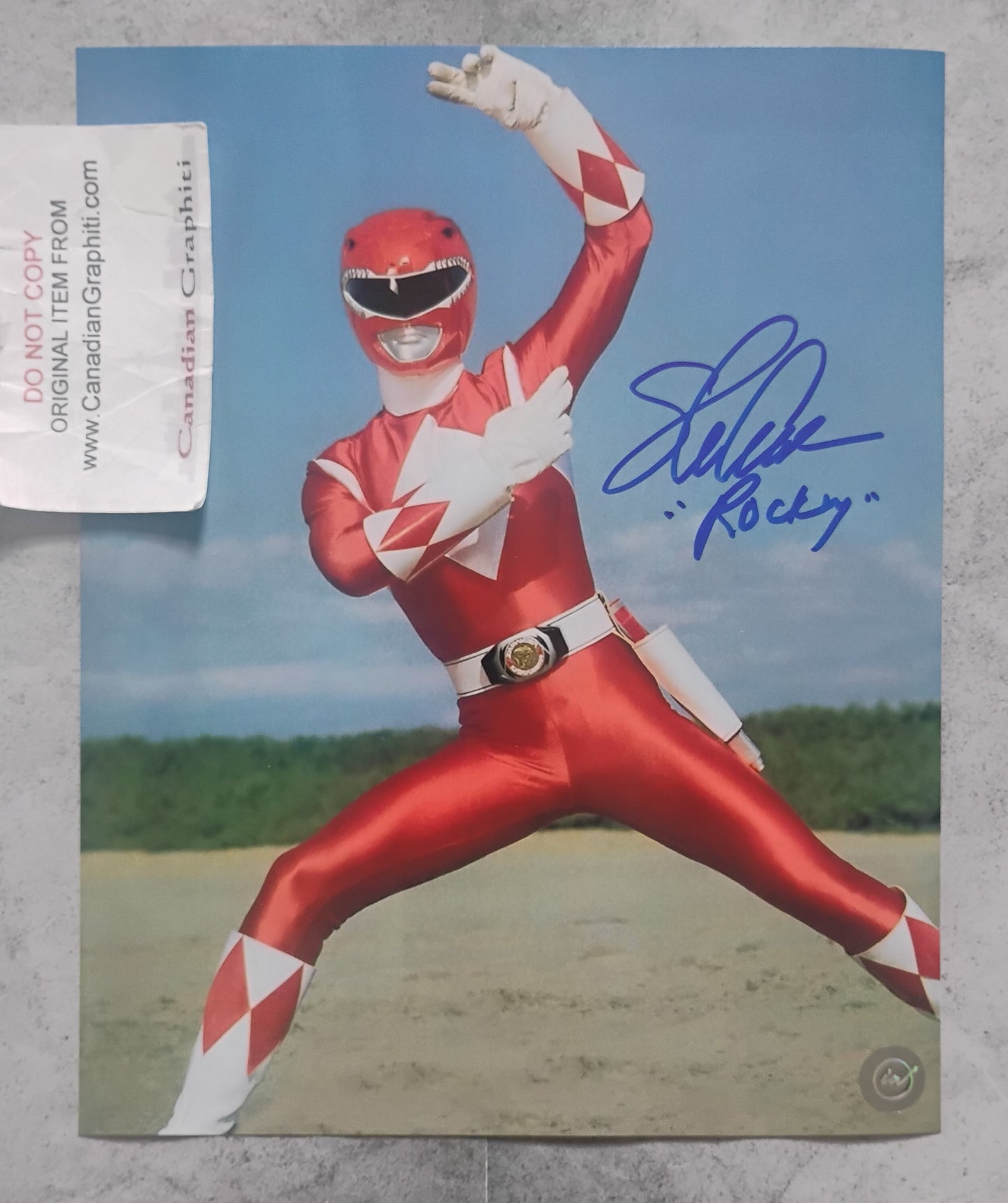 Steve Cardenas Hand Signed Autograph 8x10 Photo COA Power Rangers