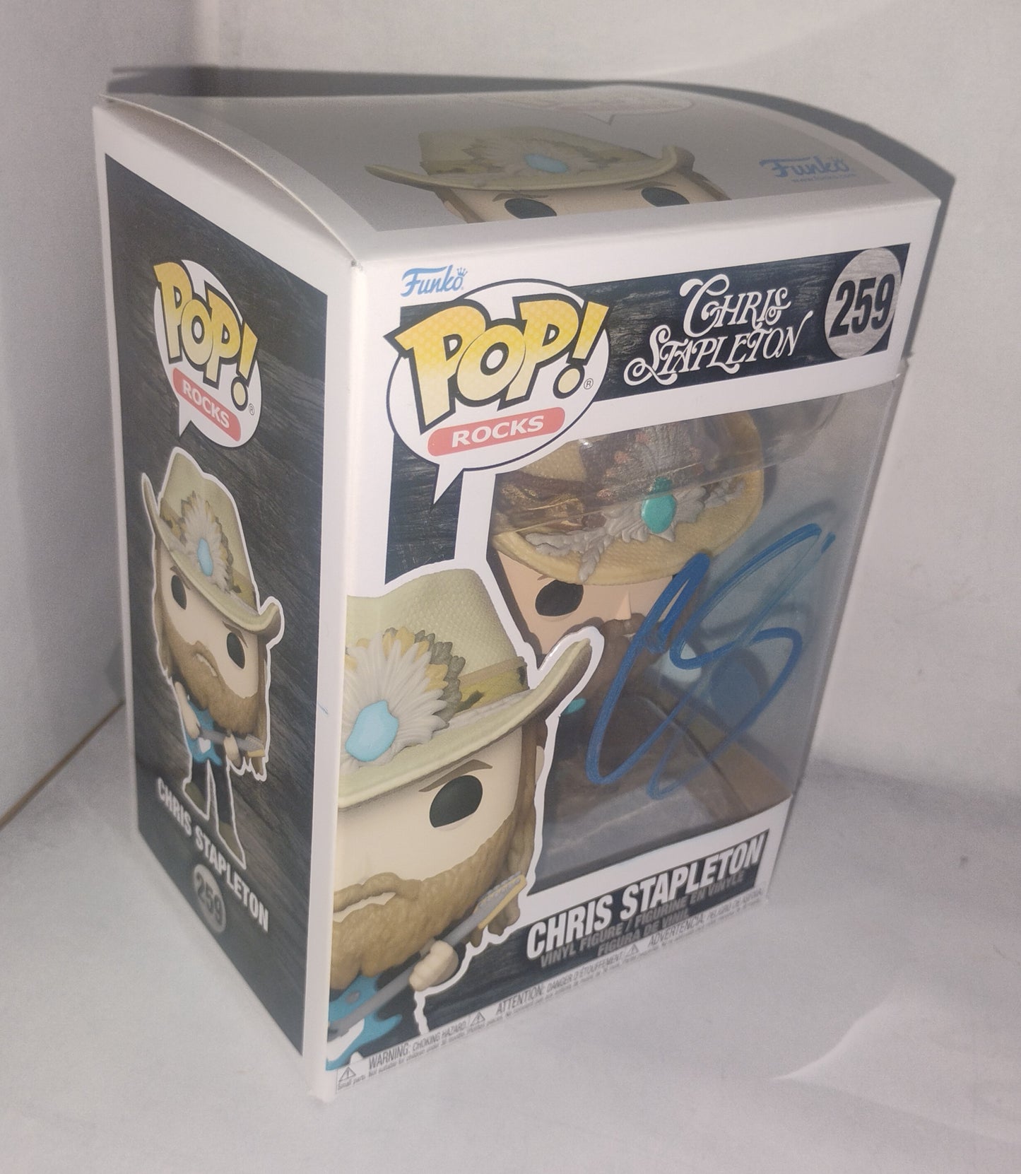 Chris Stapleton Hand Signed Autograph Funko Pop JSA COA
