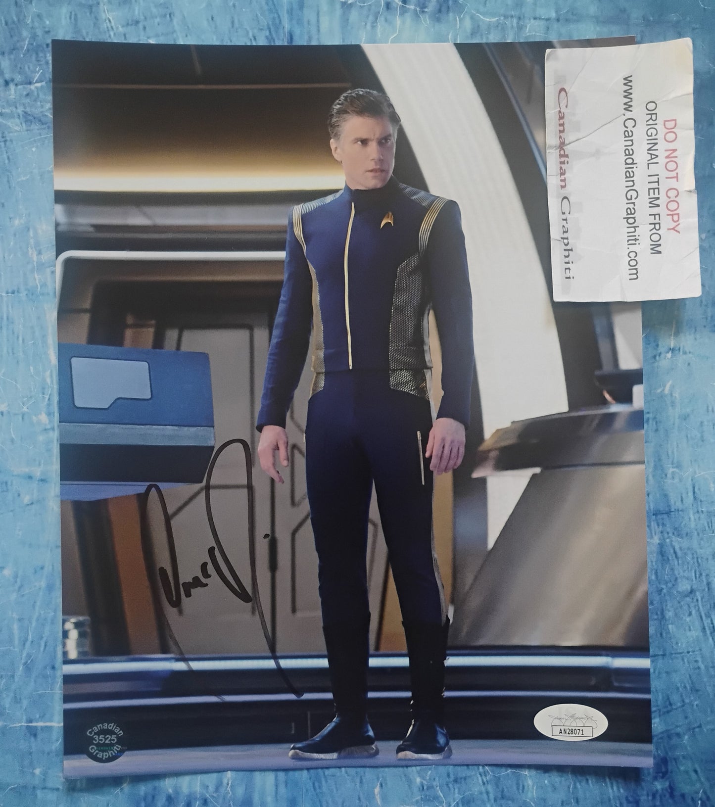 Anson Mount Hand Signed Autograph 8x10 Photo JSA COA Star Trek
