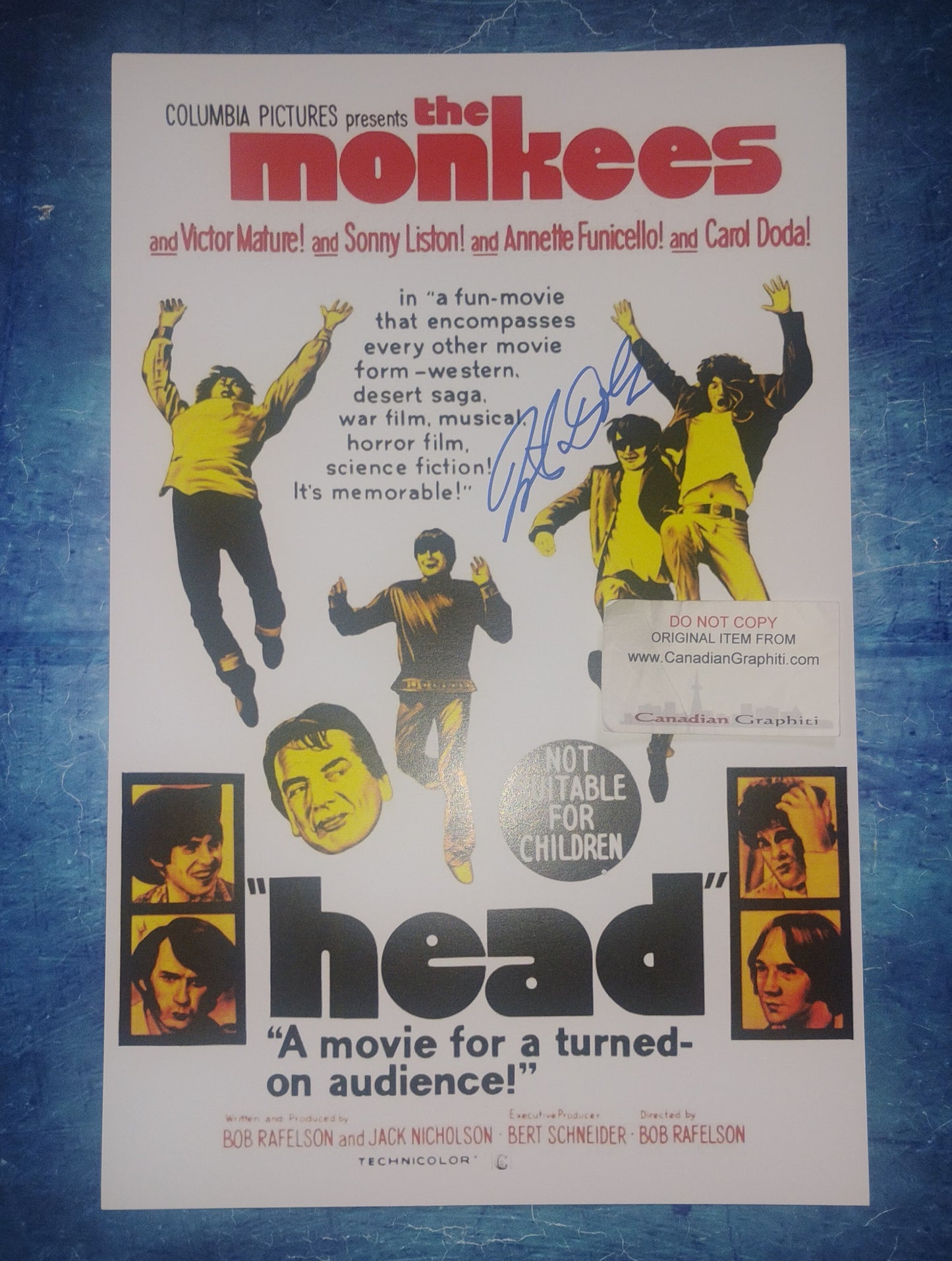 Micky Dolenz Hand Signed Autograph 8x10 Photo COA The Monkee