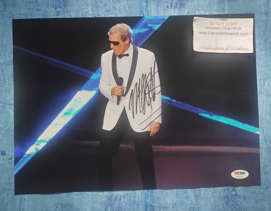 Michael Bolton Hand Signed Autograph Photo PSA COA