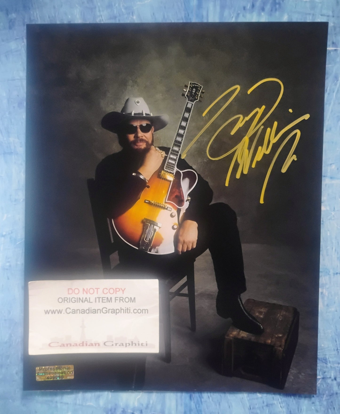 Hank Williams Jr Hand Signed Autograph 8x10 Photo COA