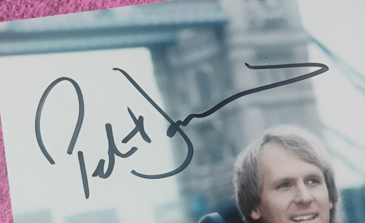 Peter Davison Hand Signed Autograph 8x10 Photo JSA COA Doctor Who