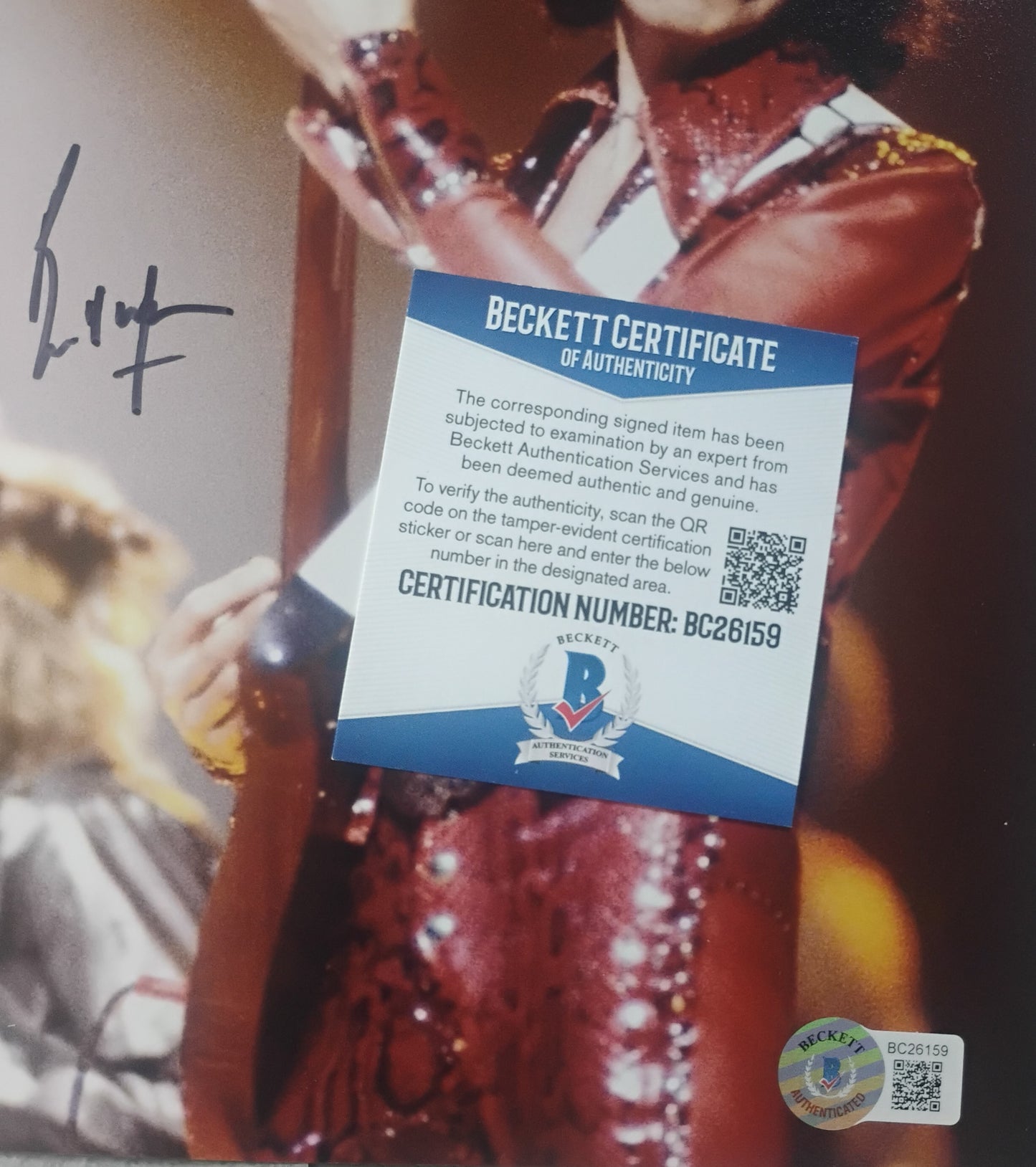 Bill Wyman Hand Signed Autograph 8x10 Photo BAS COA Rolling Stones