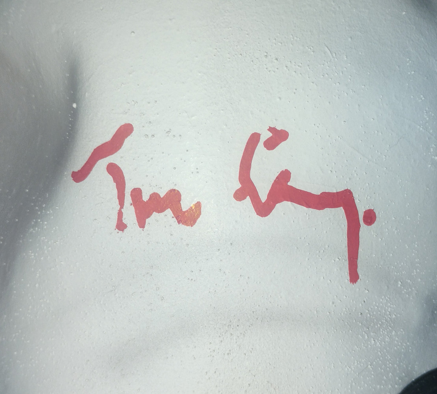 Tim Curry Hand Signed Autograph Pennywise Mask JSA COA