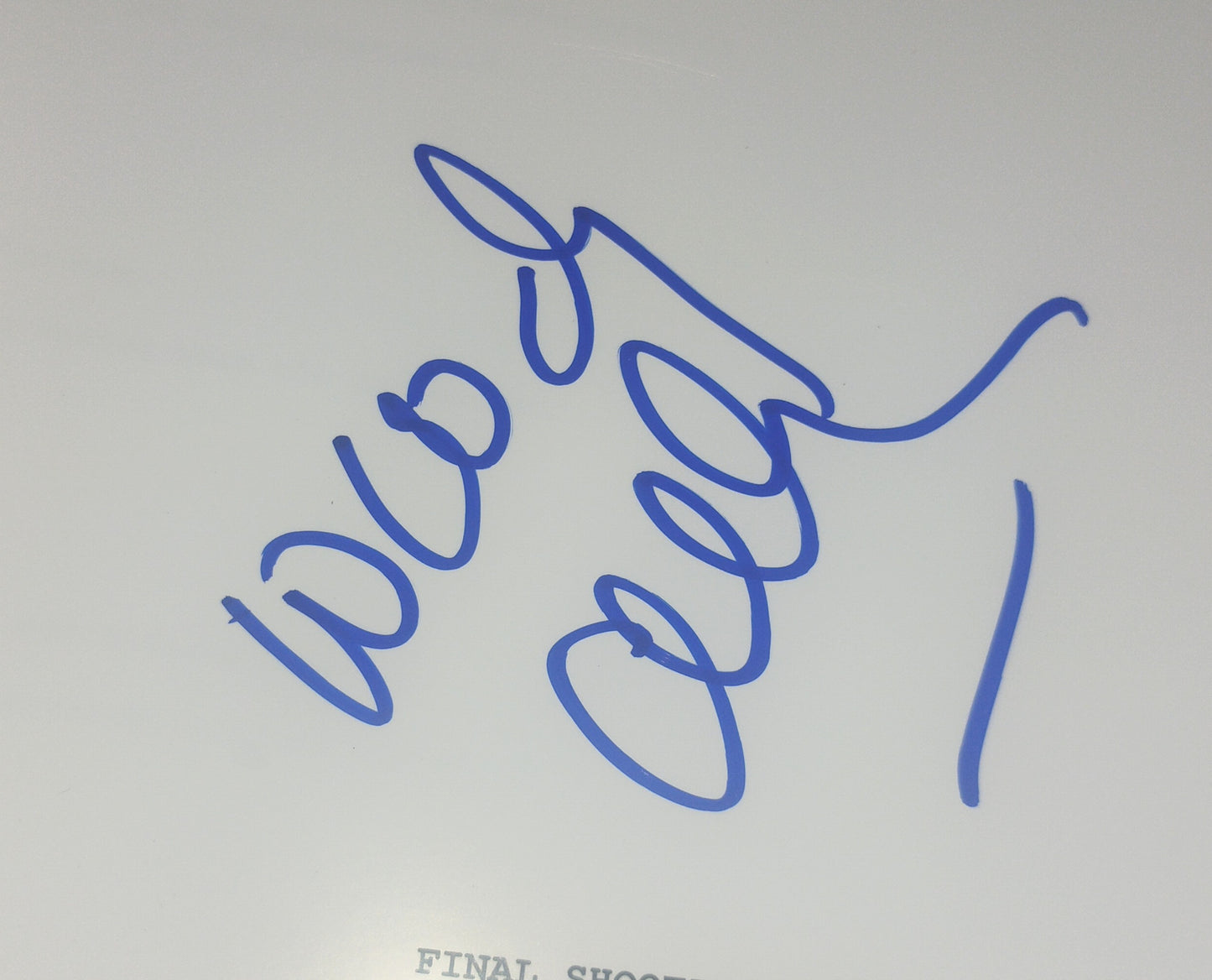 Woody Allen Hand Signed Autograph Manhattan Script BAS COA