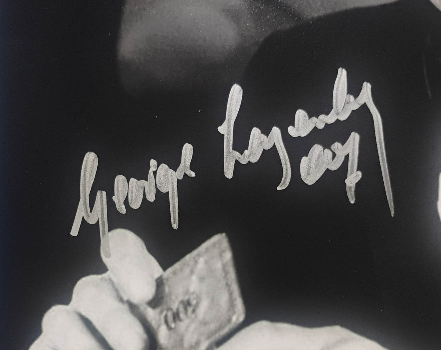 George Lazenby Hand Signed Autograph 8x10 Photo JSA COA James Bond