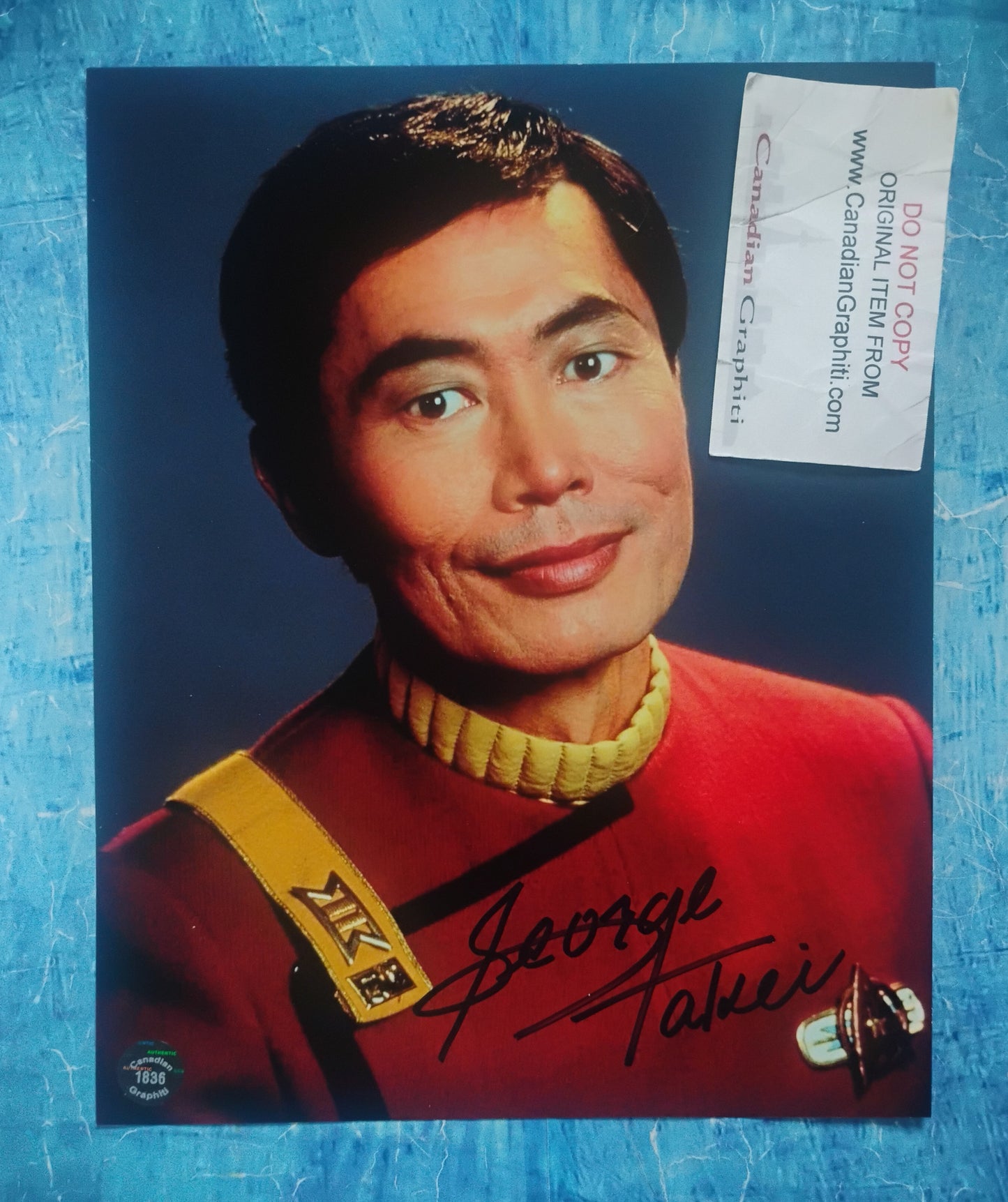 George Takei Hand Signed Autograph 8x10 Photo COA Star Trek