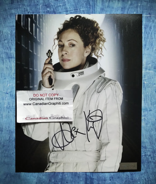 Alex Kingston Hand Signed Autograph 8x10 Photo COA Doctor Who