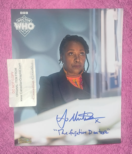 Jo Martin Hand Signed Autograph 8x10 Photo COA Doctor Who