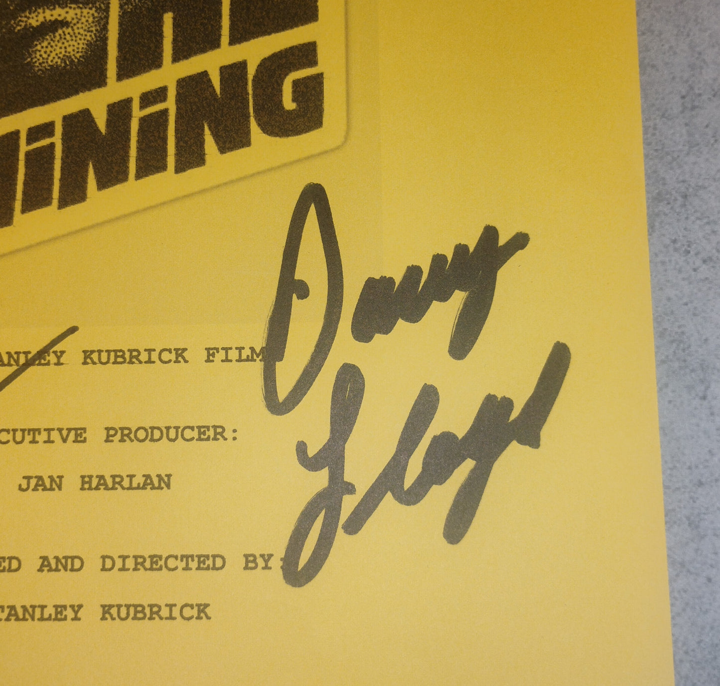 Shelley Duvall, Danny Lloyd & Jack Nicholson Hand Signed Autograph The Shining Script
