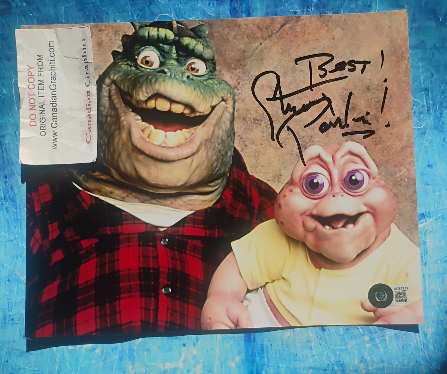 Stuart Pankin Hand Signed Autograph 8x10 Photo BAS COA Dinosaurs