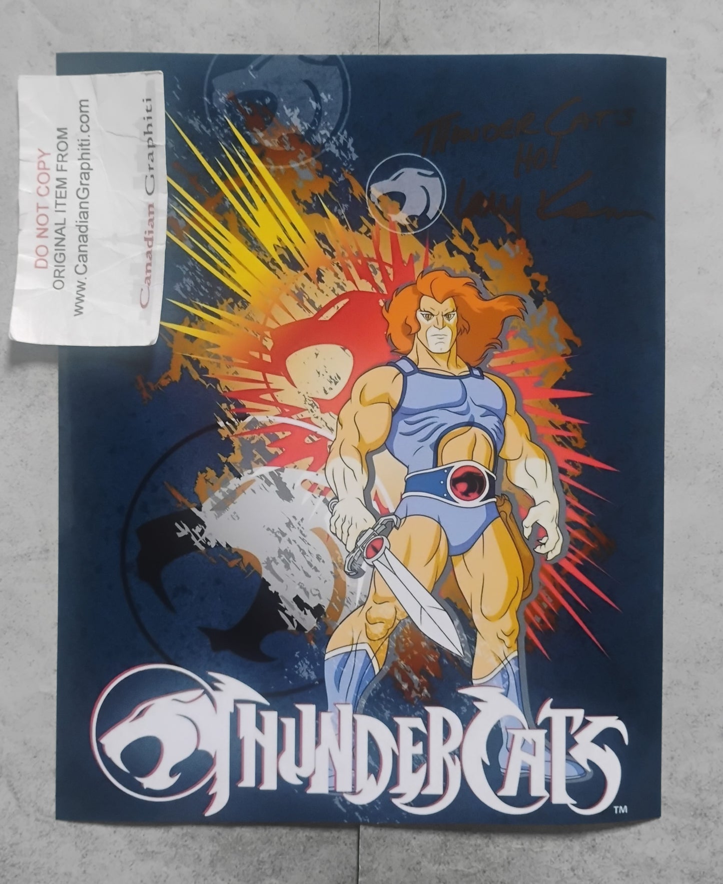 Larry Kenney Hand Signed Autograph 8x10 Photo COA Thundercats