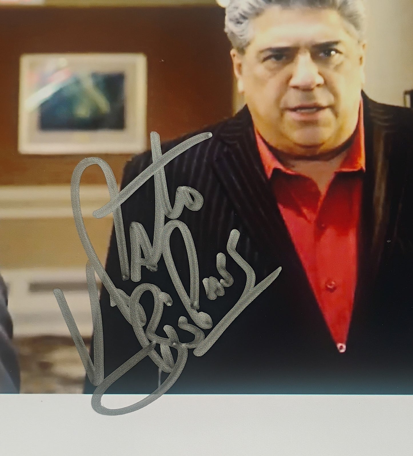 Vincent Pastore Hand Signed Autograph 8x10 Photo JSA COA The Sopranos