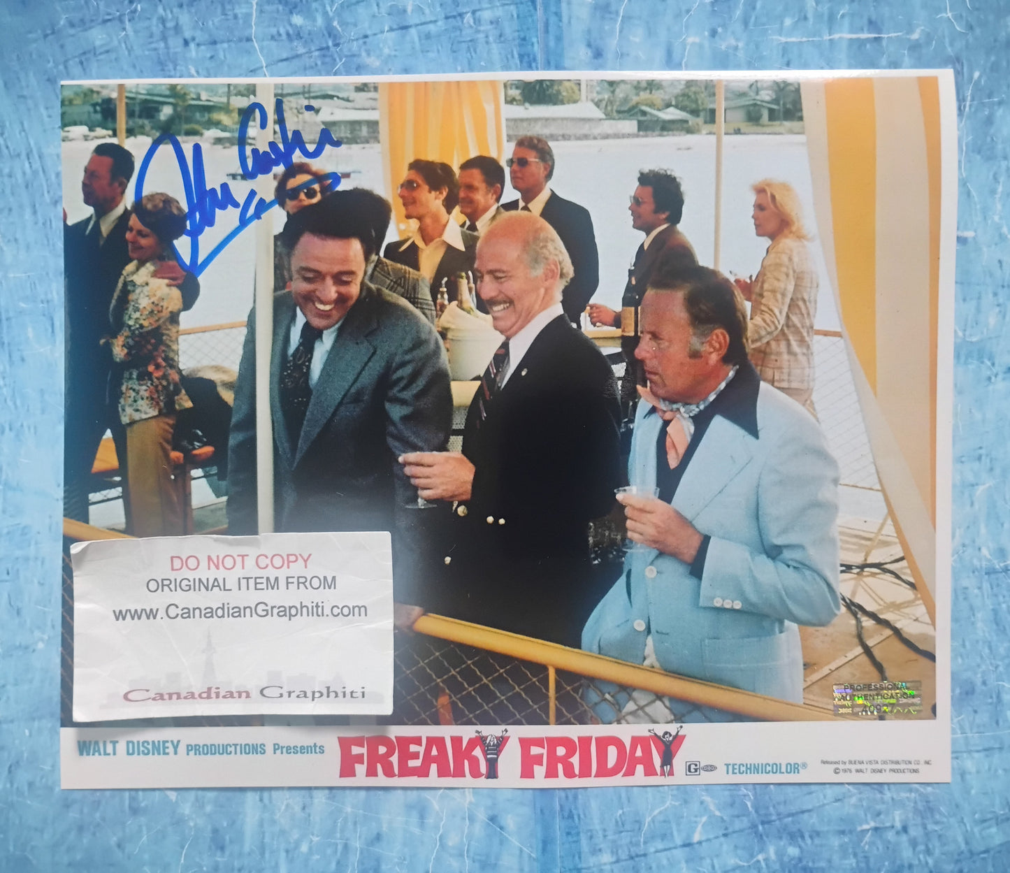 John Astin Hand Signed Autograph 8x10 Photo COA Freaky Friday