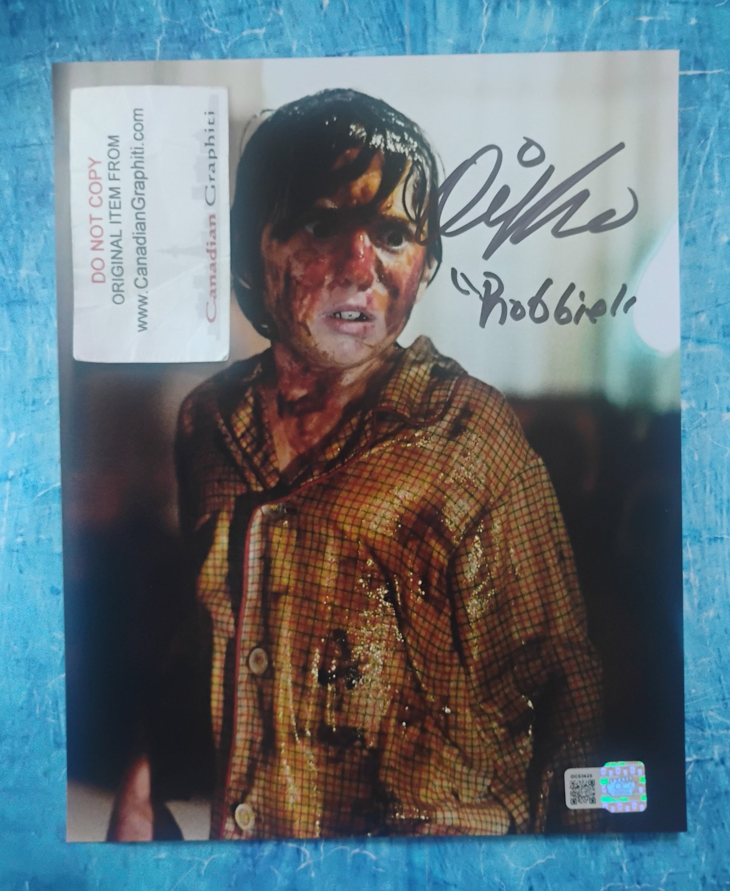 Oliver Robins Hand Signed Autograph 8x10 Photo COA Poltergeist