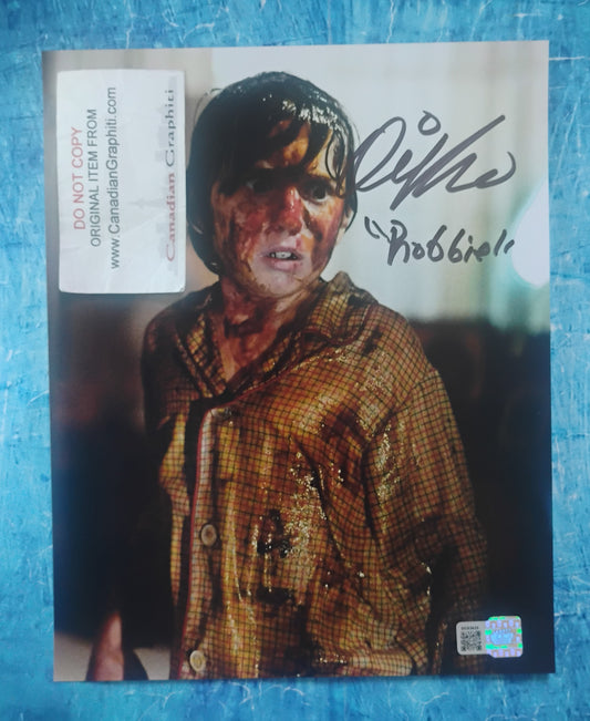 Oliver Robins Hand Signed Autograph 8x10 Photo COA Poltergeist