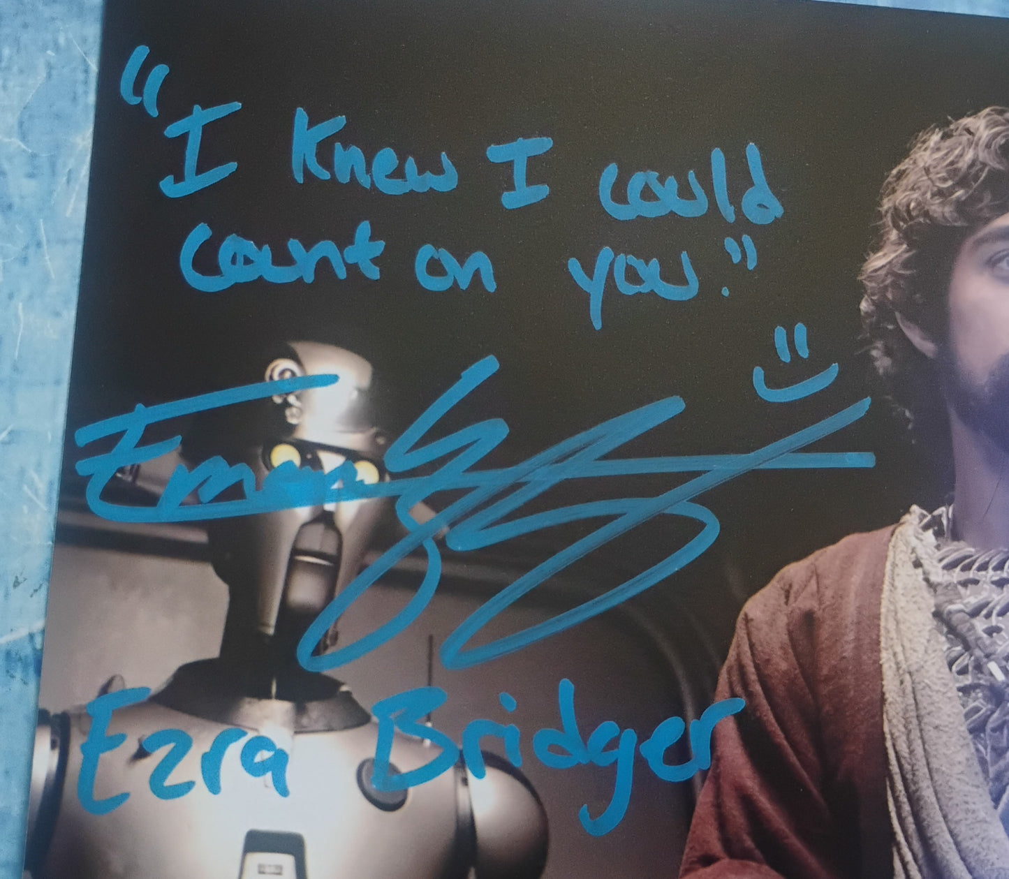 Eman Esfandi Hand Signed Autograph 8x10 Photo JSA COA Star Wars