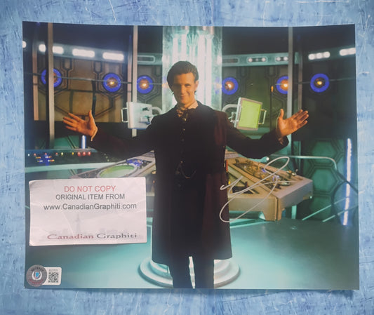 Matt Smith Hand Signed Autograph 8x10 Photo BAS COA Doctor Who
