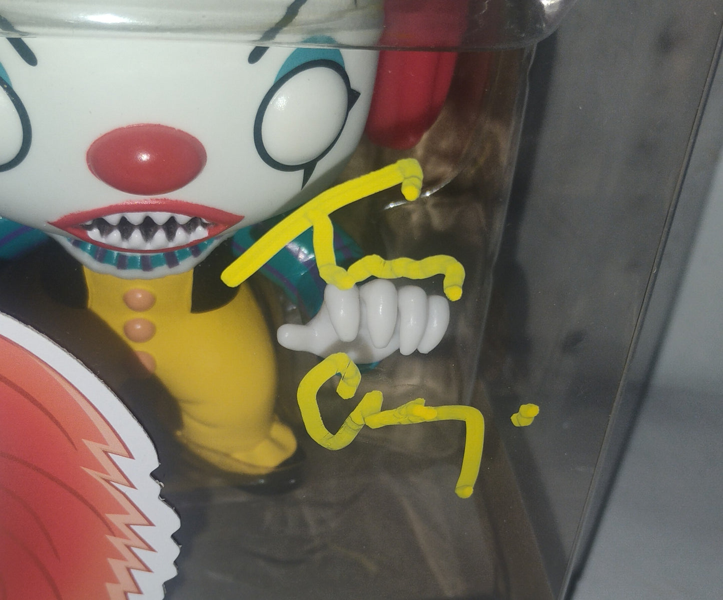 Tim Curry Hand Signed Autograph It Pennywise Funko Pop COA