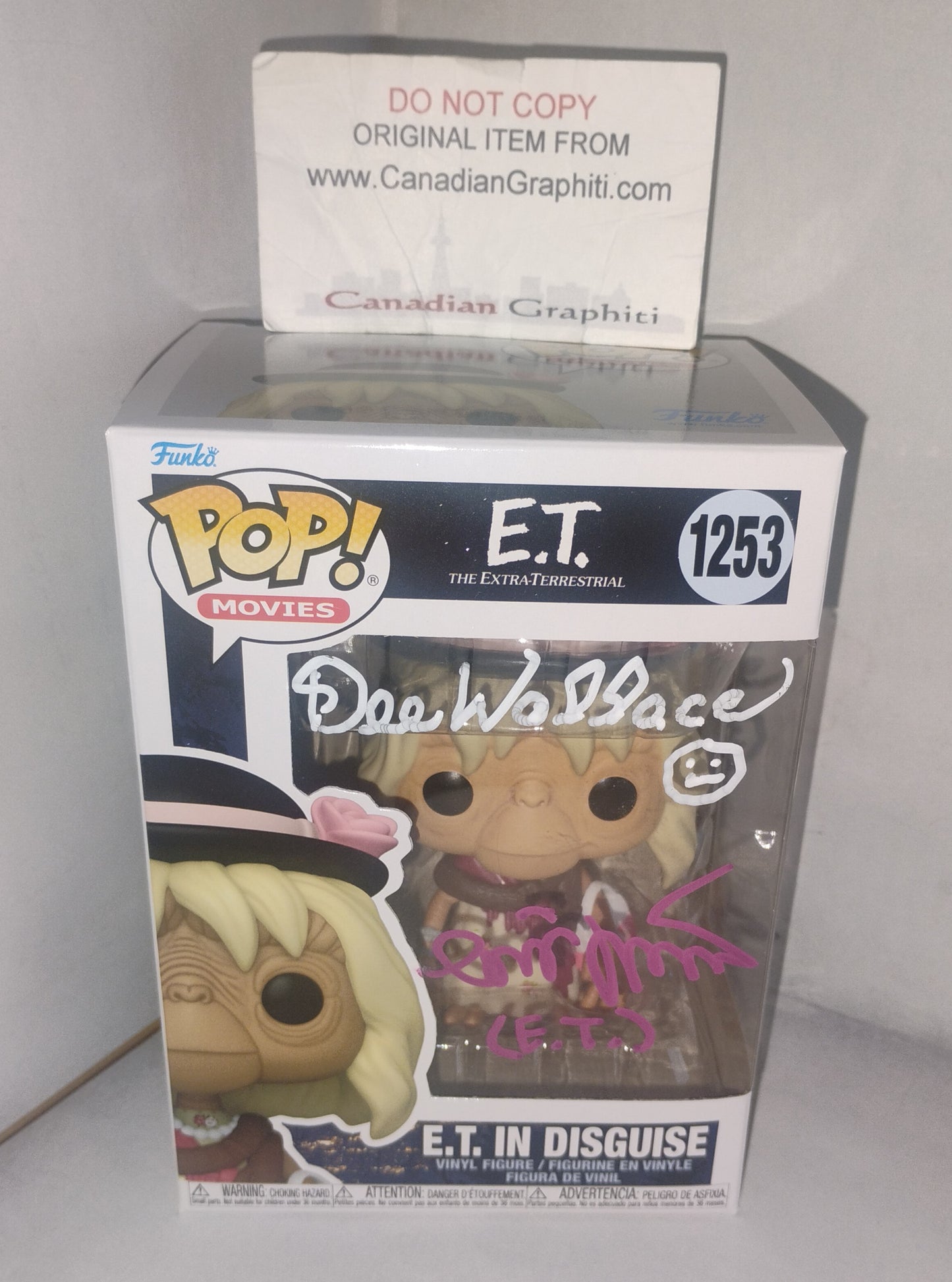 Dee Wallace & Matthew De Meritt Hand Signed Autograp E.T  Funko Pop COA