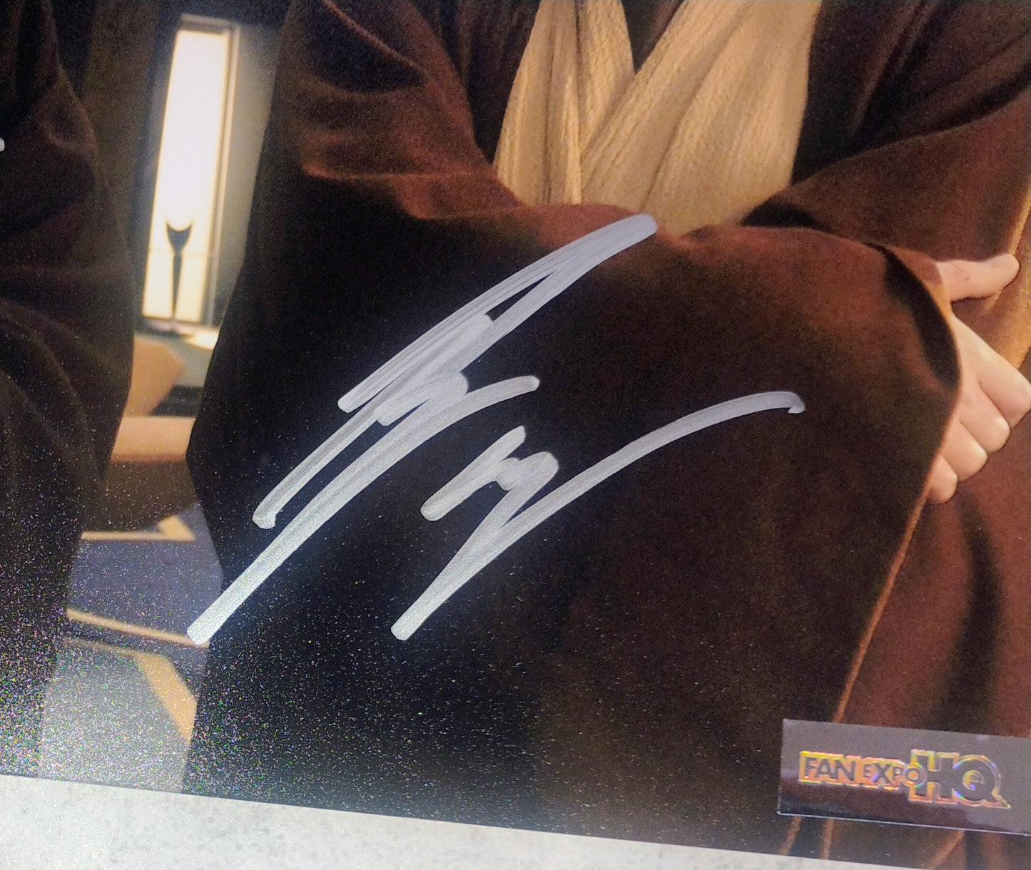 Hayden Christensen & Ewan McGregor Hand Signed Autograph 8x10 Photo COA Star Wars