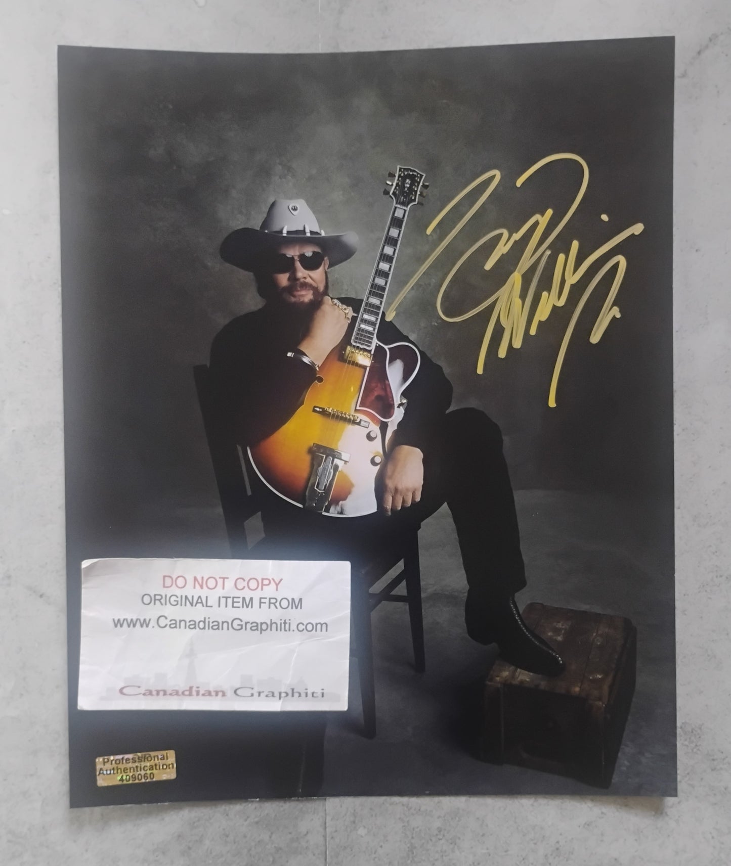Hank Williams Jr Hand Signed Autograph 8x10 Photo COA