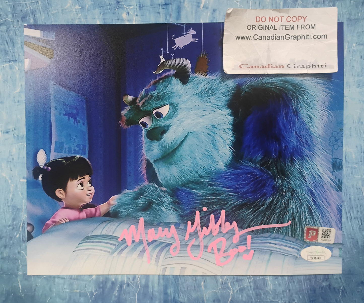 Mary Gibbs Hand Signed Autograph 8x10 Photo JSA COA Monsters Inc
