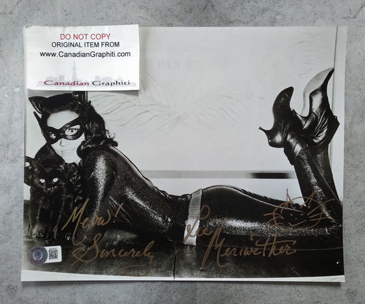 Lee Meriwether Hand Signed Autograph 8x10 Photo BAS COA Catwoman