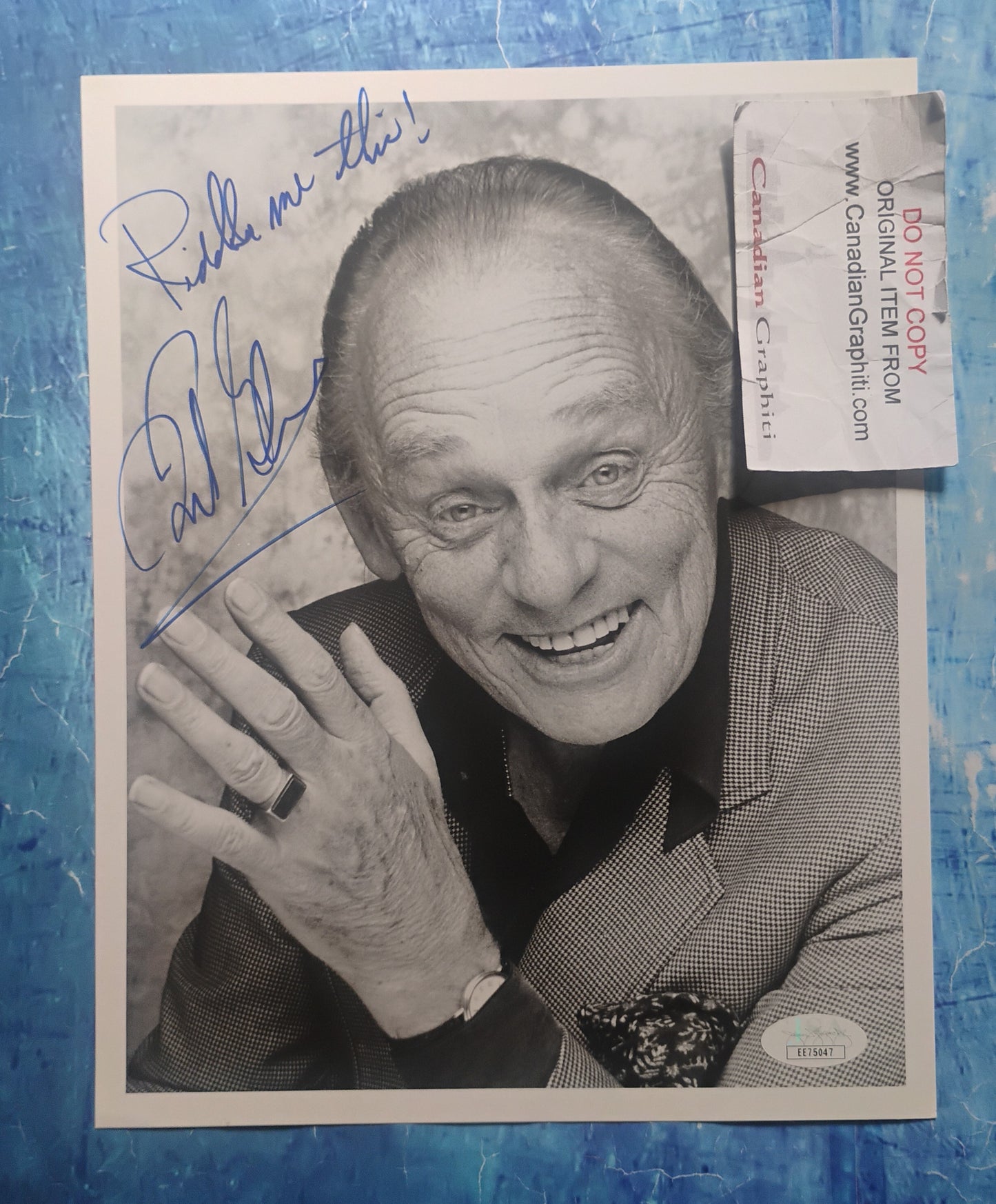 Frank Gorshin Hand Signed Autograph 8x10 Photo JSA COA The Riddler