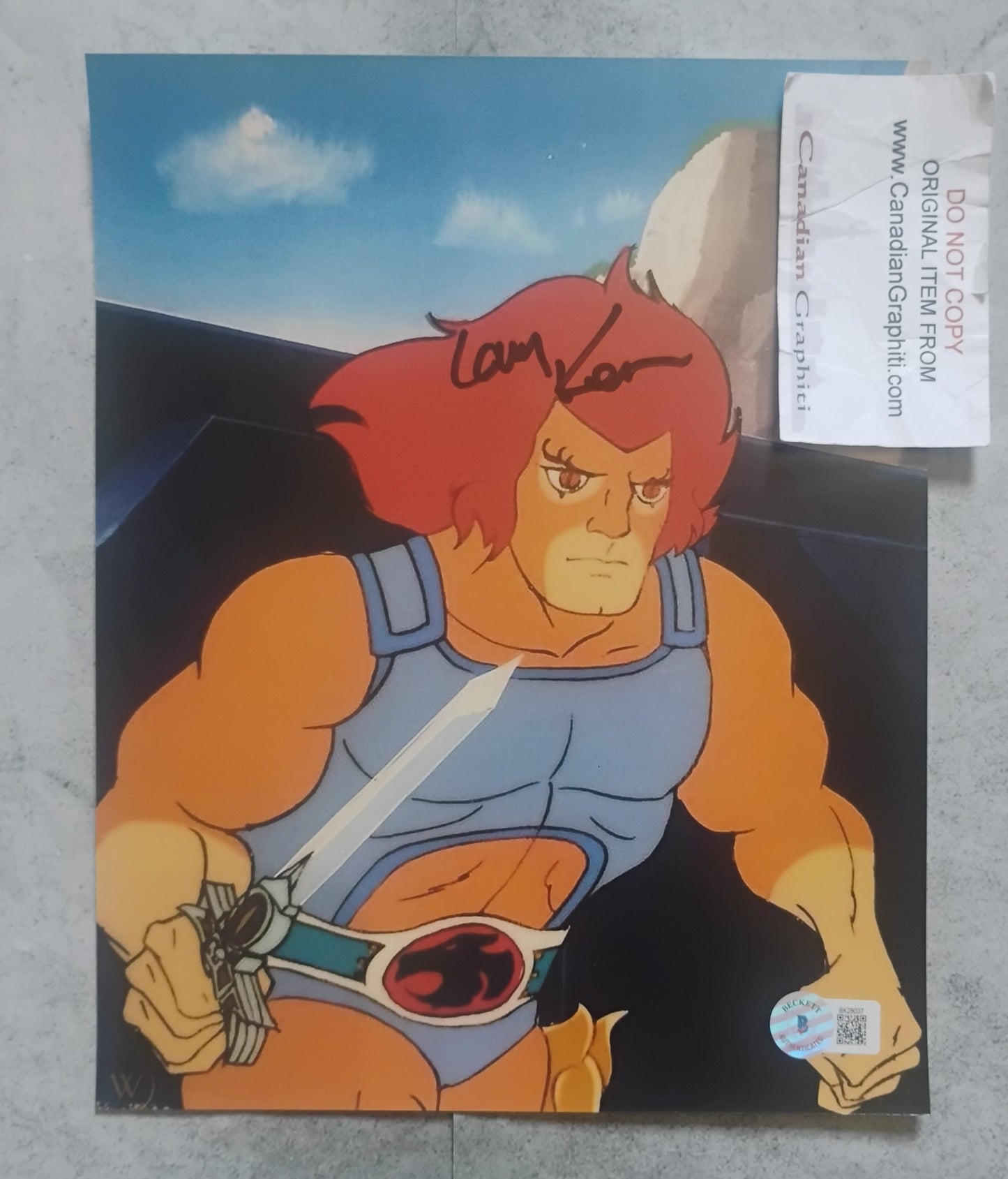 Larry Kenney Hand Signed Autograph 8x10 Photo BAS COA Thundercats