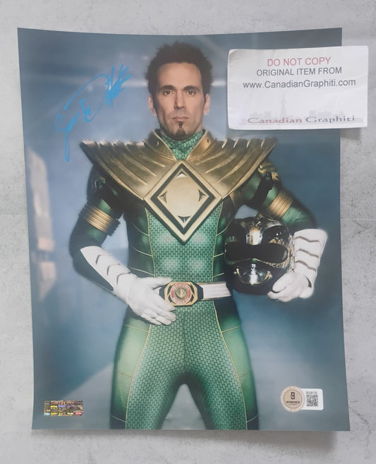 Jason David Frank Hand Signed Autograph 8x10 Photo BAS COA Power Rangers