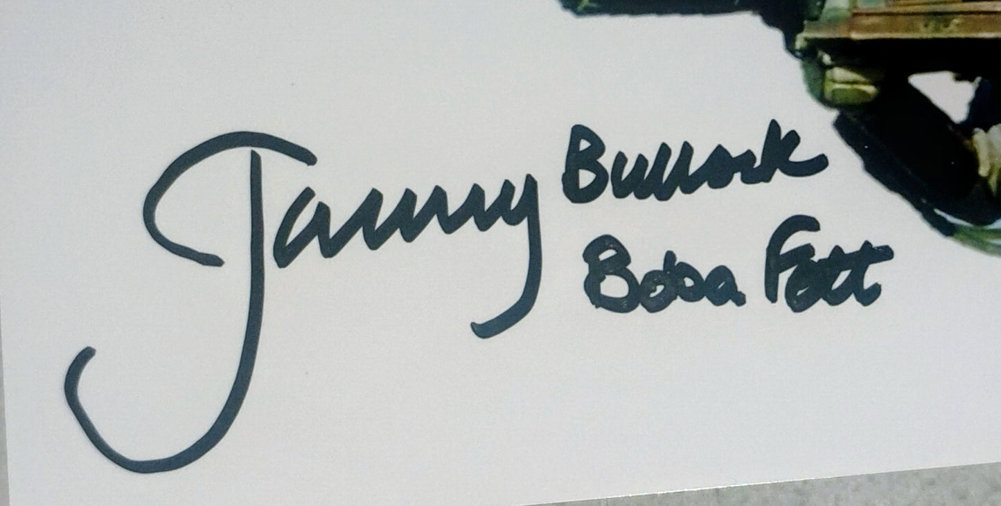 Jeremy Bulloch Hand Signed Autograph Photo COA Star Wars