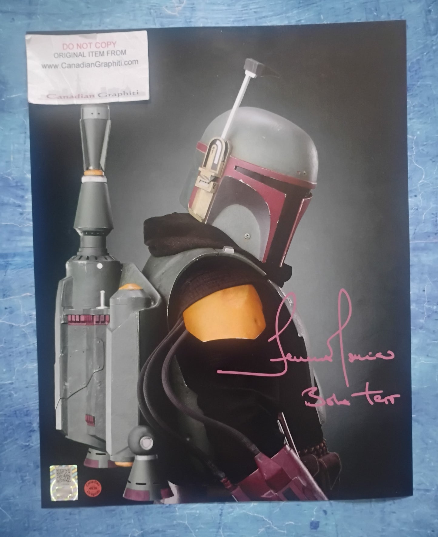 Temuera Morrison Hand Signed Autograph 11x14 Photo OPix COA Boba Fett