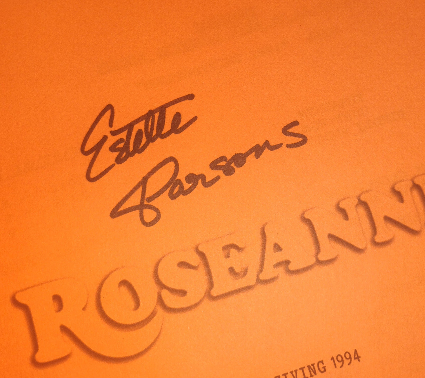 Estelle Parsons Hand Signed Autograph Roseanne Script COA